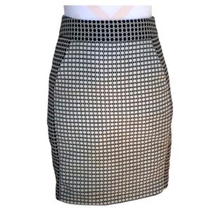 Banana Republic Black & White Pencil Skirt